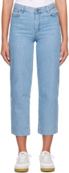 Apc Blue New Sailor Jeans In Iab Light Blue