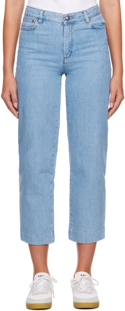 Apc Blue New Sailor Jeans In Iab Light Blue