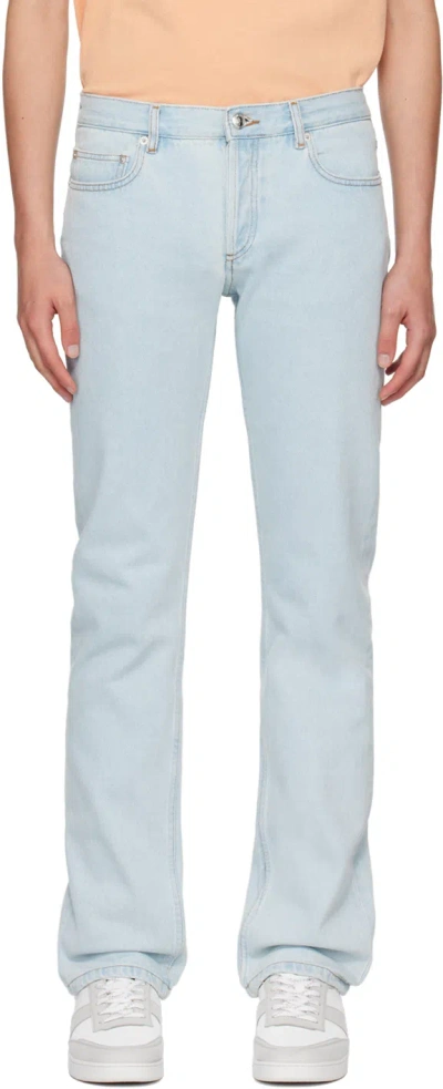 Apc Blue New Standard Jeans In Iab Light Blue