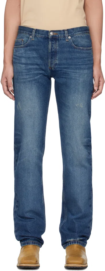Apc Jeans A. P.c. Men Color Blue