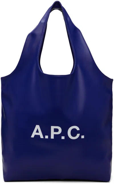 Apc Blue Ninon Tote
