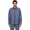 A.p.c. Blue Noah Denim Jacket In Multi