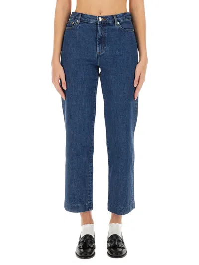 Apc A.p.c. Blue Organic Cotton Jeans