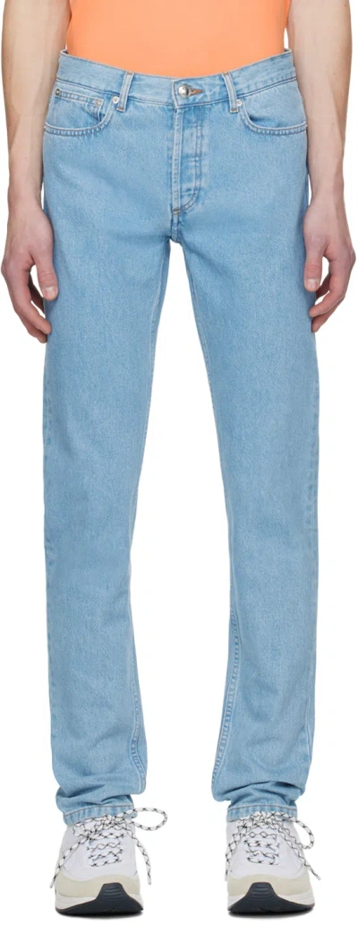 Apc Blue Petit New Standard Jeans In Iab Light Blue