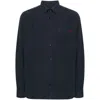 Apc A.p.c. Blue Shirts Men In Blue