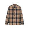 Apc Bobby Oversized Checked Wool-blend Flannel Overshirt In Multi