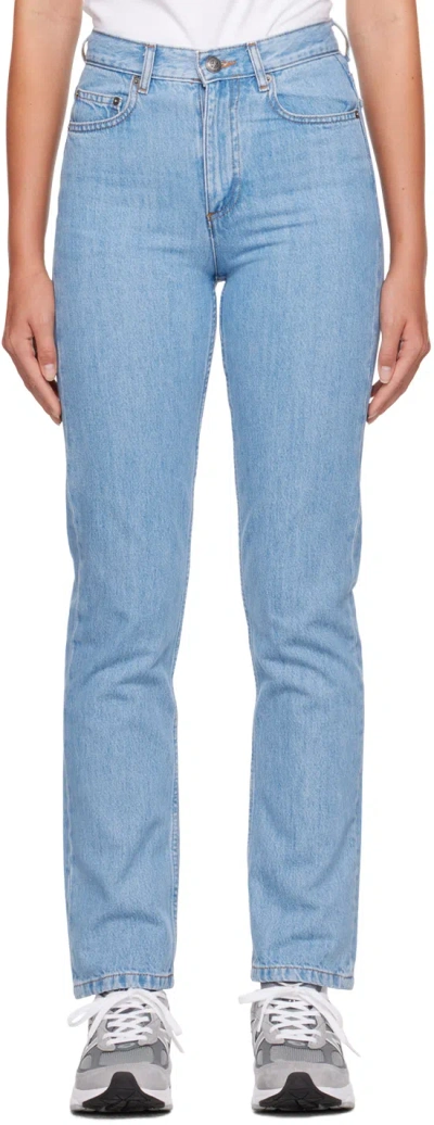 Apc Blue Standard Jeans In Iab Light Blue