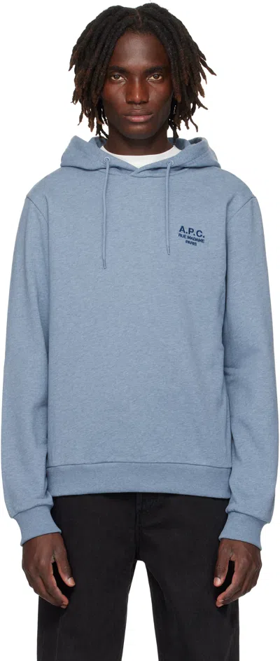 Apc Blue Standard Rue Madame Hoodie
