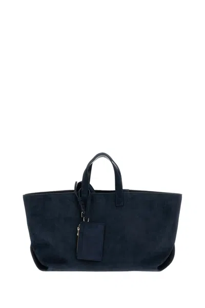 A.p.c. Blue Suede Le Drummer Tote Bag