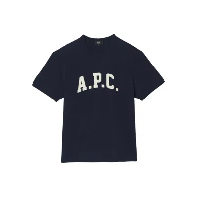 APC A.P.C. BLUE T-SHIRTS & VESTS - T-SHIRTS MEN