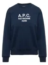 Apc A.p.c. Classic Blue Tina Cardigan In Blue