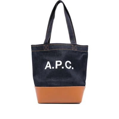 Apc A.p.c. Blue Tote Bags Women