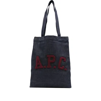 Apc A.p.c. Blue Tote Bags Women