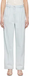 Apc Blue Tressie Jeans In Ial Washed Indigo