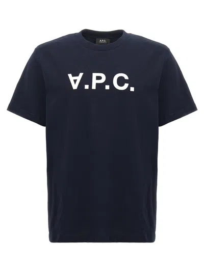 APC MIDNIGHT BLUE COTTON T-SHIRT