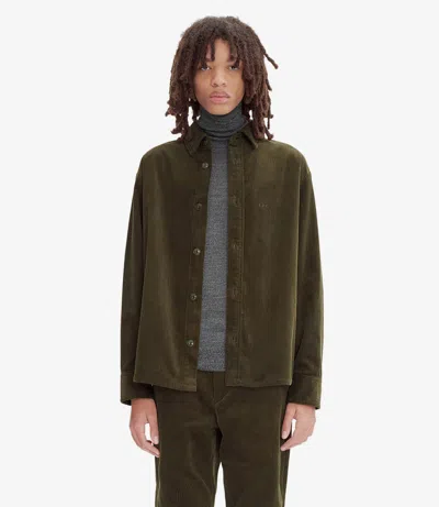 Apc Bobby Logo Overshirt Xl Khaki