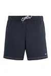 Apc A.p.c. Logo Embroidered Drawstring Swim Shorts