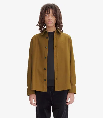 Apc Bobby Overshirt In Ochre