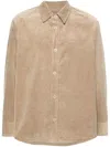 Apc Beige Bobby Shirt In Neutrals