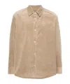 Apc Beige Bobby Shirt In Nude