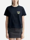 Apc A.p.c. Body Disco Crewneck T-shirt In Blue
