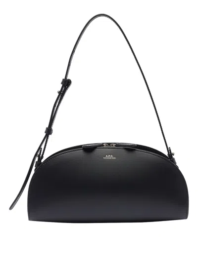 Apc A.p.c. 'demi-lune' Shoulder Bag In Black