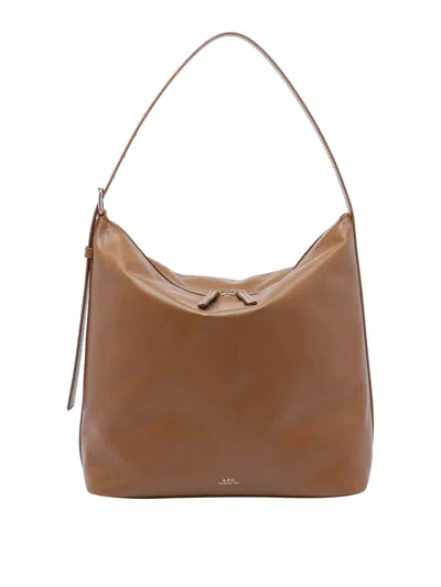 Apc Brown Vera Shoulder Bag