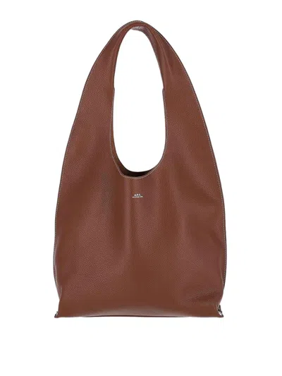 A.p.c. Bolsa De Hombro - Marrón