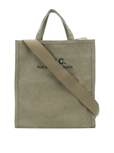 Apc Bolso Shopping - Cabas In Green