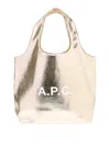 Apc A.p.c. Women Small Ninon Tote Bag In Gold