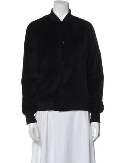 Pre-owned Apc Bomber Jacket In Black