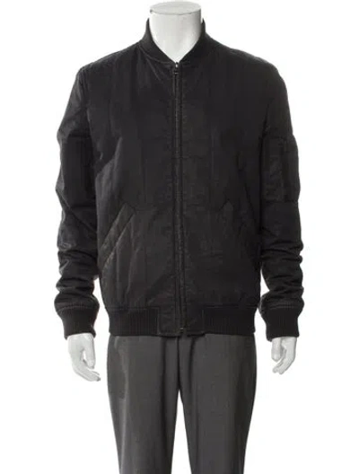 Pre-owned Apc Bomber Jacket In Black