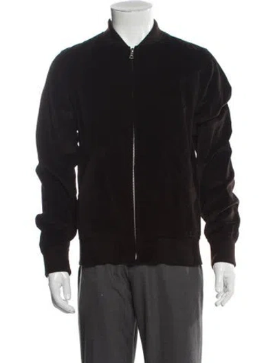 Pre-owned Apc Bomber Jacket In Black