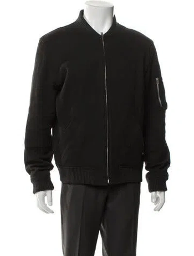 Pre-owned A.p.c. Bomber Jacket In Black