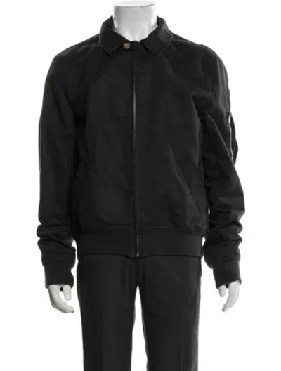 Pre-owned A.p.c. Bomber Jacket In Black