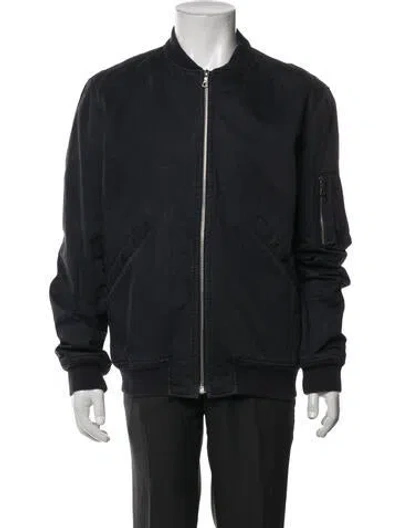 Pre-owned A.p.c. Bomber Jacket In Black