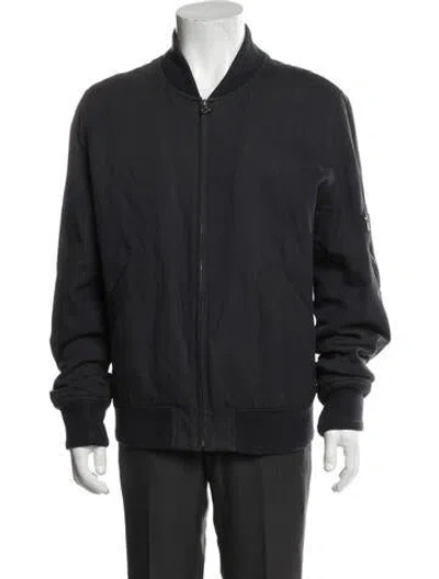 Pre-owned Apc Bomber Jacket In Blue