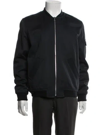 Pre-owned A.p.c. Bomber Jacket In Blue