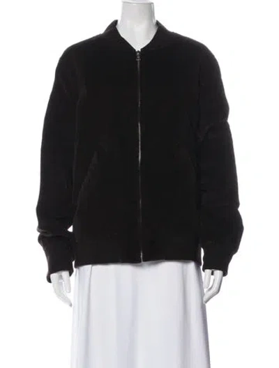 Pre-owned A.p.c. Bomber Jacket In Brown