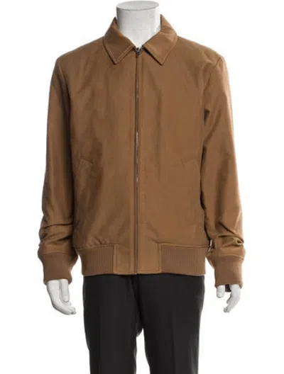 Pre-owned A.p.c. Bomber Jacket In Brown