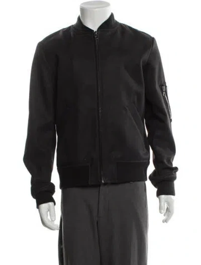 Pre-owned A.p.c. Bomber Jacket In Gray