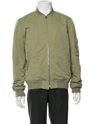 Pre-owned Apc Bomber Jacket In Green