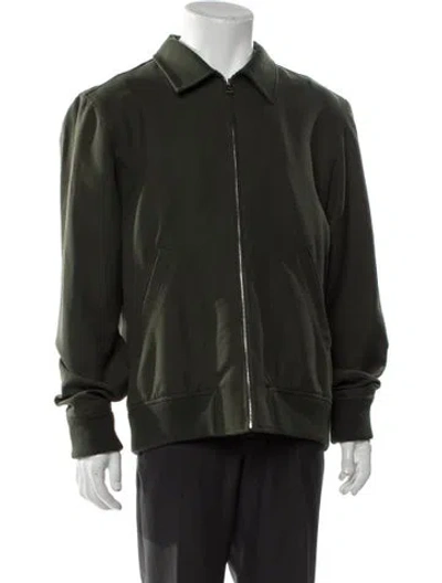 Pre-owned A.p.c. Bomber Jacket In Green