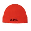 Apc Cashmere Beanie Hat In Orange