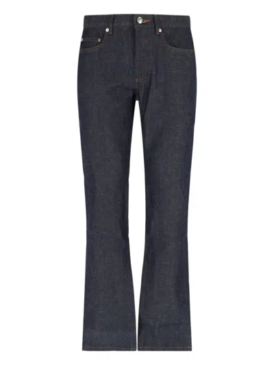 A.p.c. Blue Rigid Cotton Denim Jeans