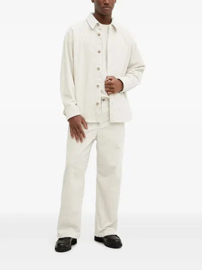 Apc Boris Striped Shirt In White