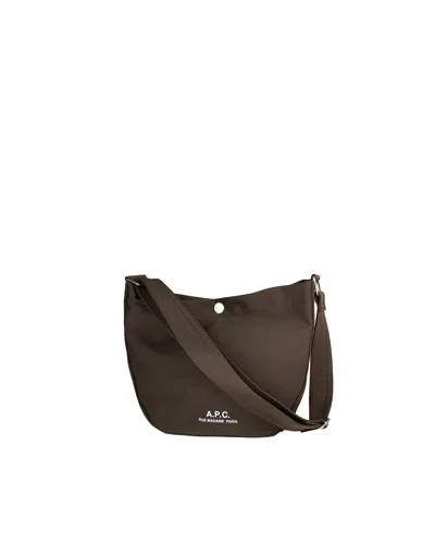 Apc Borsa A Spalla Journal Dark Brown