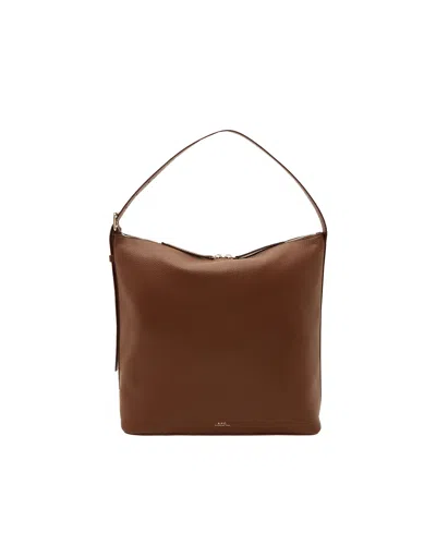 APC BORSA A SPALLA VERA HAZELNUT
