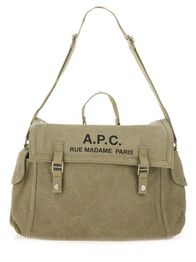 APC A.P.C. SHOULDER BAG WITH LOGO