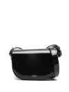 A.p.c. A. P.c. Mini Handbag 10 X 6.5 X 3 Cm With Adjustable Strap In Black